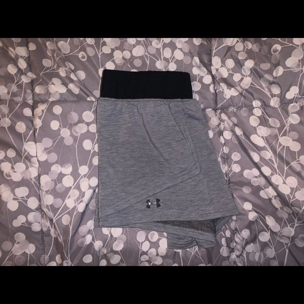 Gray Under Armour shorts